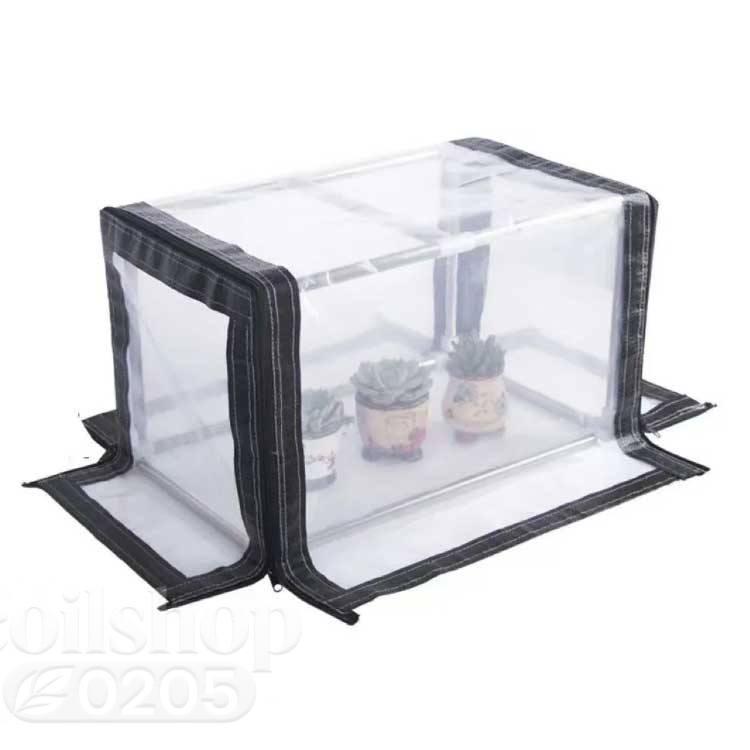 ガーデン温室 ミニ温室 ビニール温室 植物保温用 PVCカバー ベランダ ビニールハウ...