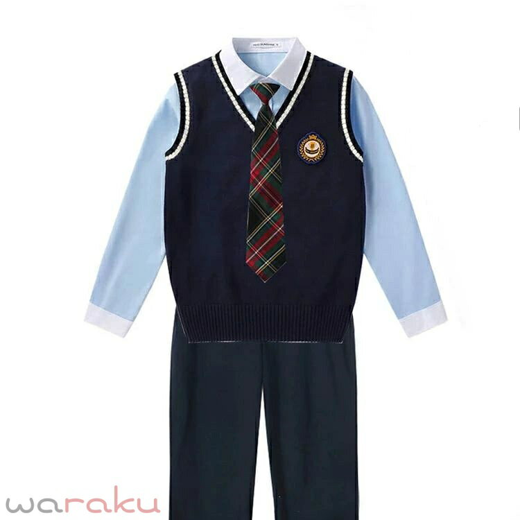 入学式 ネクタイ 制服 学生服 セット 卒業式 スーツ スーツ 長袖シャツ 中学生 文...