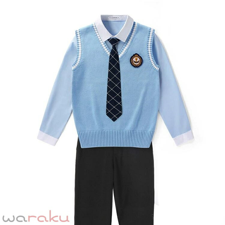 入学式 ネクタイ 制服 学生服 セット 卒業式 スーツ スーツ 長袖シャツ 中学生 文...