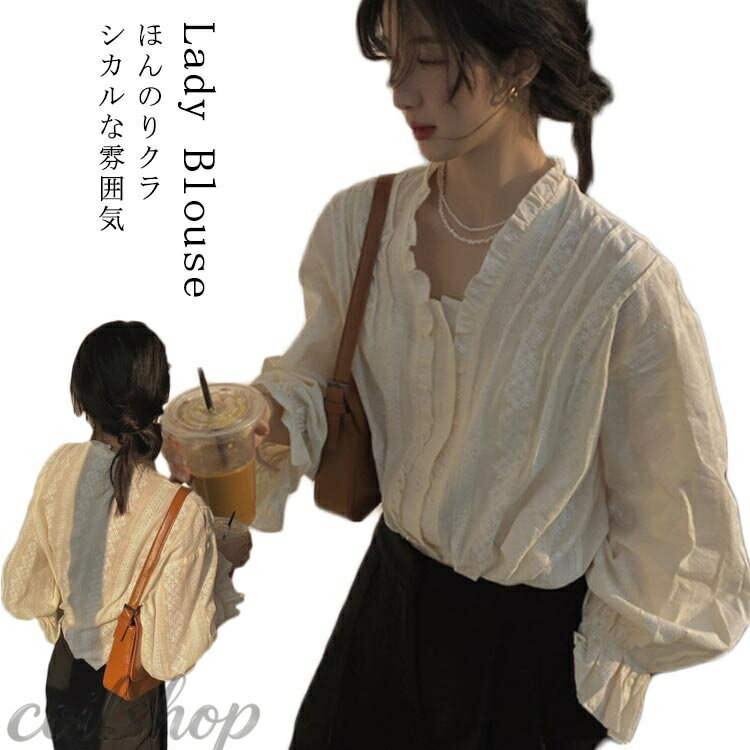 フレアスリーブブラウス トップス ブラウス レディース ブラウス 長袖 フレア袖 フレアブラウス フリル ブラウス ブラウス フリル ブラウス送料無料