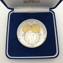 2002 FIFAワールドカップ記念貨幣発行記念メダル（純銀製） 【箱なし】 銀メダル 記念コイン