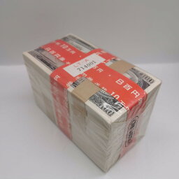 11-74（紙25）日本銀行券B号100円 板垣退助100円 1000枚官封 LT714001A~LT715000A