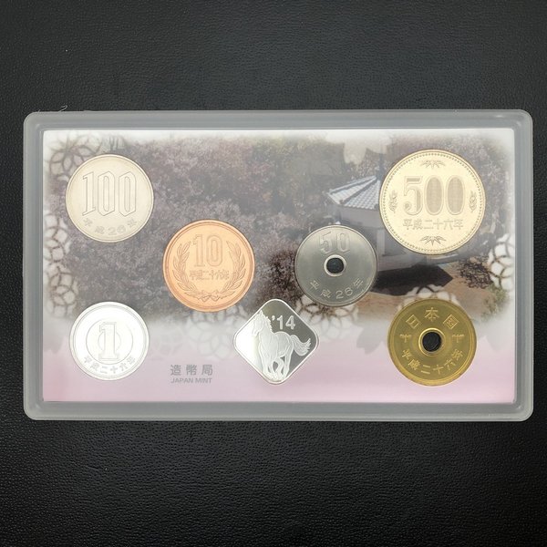 記念硬貨 記念コイン 貨幣セット 本日限定 ミントセット 平成26年 2014年 桜の通り抜け