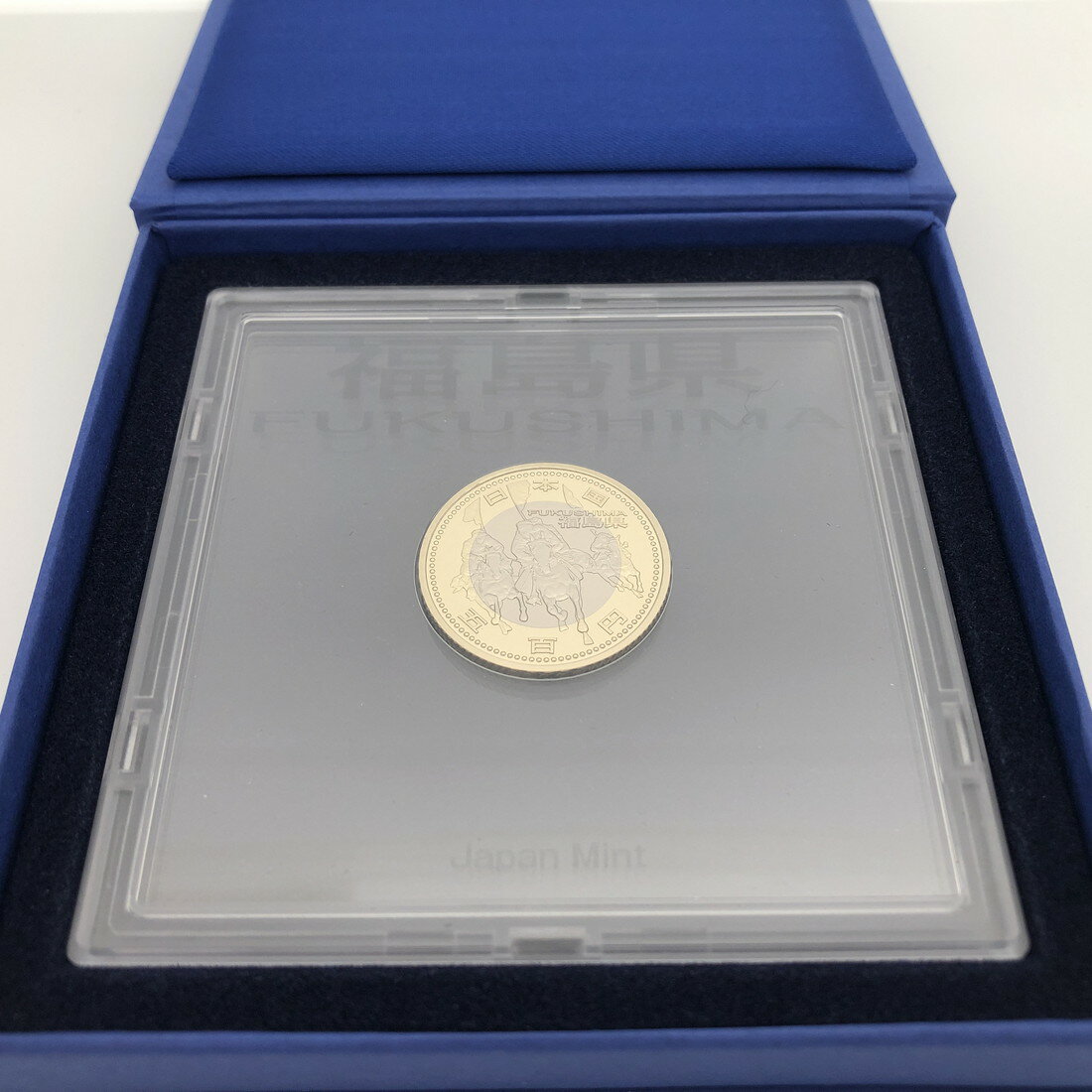 記念コインの七福本舗 楽天市場店の地方自治法施行60周年記念「福島県」5百円バイカラー・クラッドプルーフ貨幣セット 500円 記念 コイン 記念硬貨 都道府県｜アングル3