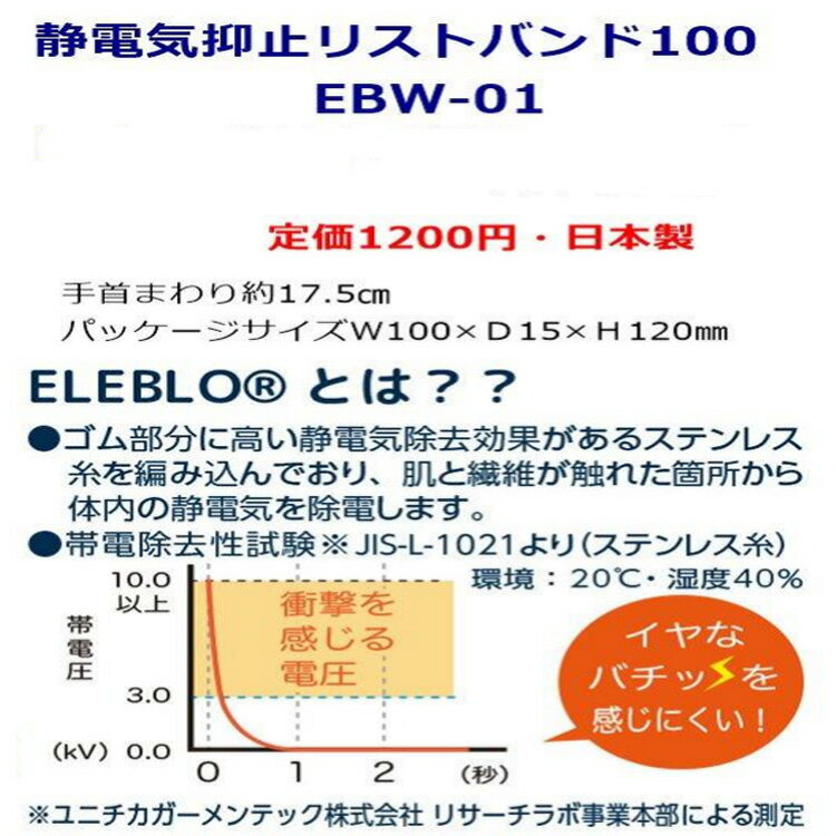 ELEBLO 静電気防止 ブレスレット 除電 ...の紹介画像2