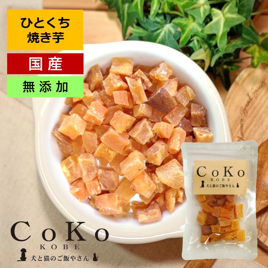 【9/4 20:00〜限定10%OFF!!】 無添加 犬 おやつ 野菜 国産 さつまいも サツマイモ さつま芋 お芋 焼いも やきいも 焼き芋 芋 ひとくち焼き芋 60g CoKo犬と猫のご飯やさん 小型犬 中型犬 子犬 シニア トリーツ トレーニング ご褒美のサムネイル