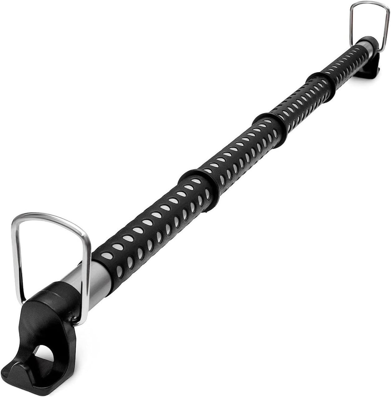 車用 ハンガーバー 釣り竿 スノーボード 置き 滑り止め インテリアバー マルチグリップバー 91cm~162cm 伸縮自在 車内収納 衣類ハンガー 車内用 引き込み式 収納 ハンガー 車用インテリア バー 天井収納 車中泊 耐荷重22kg