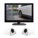 Antion 5インチモニター 2個サイドカメラセット AHD1080P IPS液晶モニター ドアミラー死角確認 リアルタイム監視 録画機能あり 車載カメラ 2...