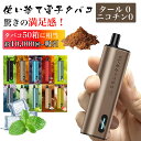 【10,000 回吸引超長持ち★禁煙革新】電子タバコ 使い捨て 大容量 ベイプ タール・ニコチンゼロ シーシャ × ミントメンソール爆煙 水蒸気タバコ 持ち運び...