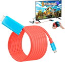 【2024最新型】Switch ドック Switch交換ケーブル HDMIアダプター Switchミニドック【4K&1080解像度/HD変換/TVモード】 スイッチドック取替 Type C HDMIケーブル PD急速充電 多機能 遅延なし 長さ2M ノートパソコン/PC/タブレット/スマホ/Switch接続(2)