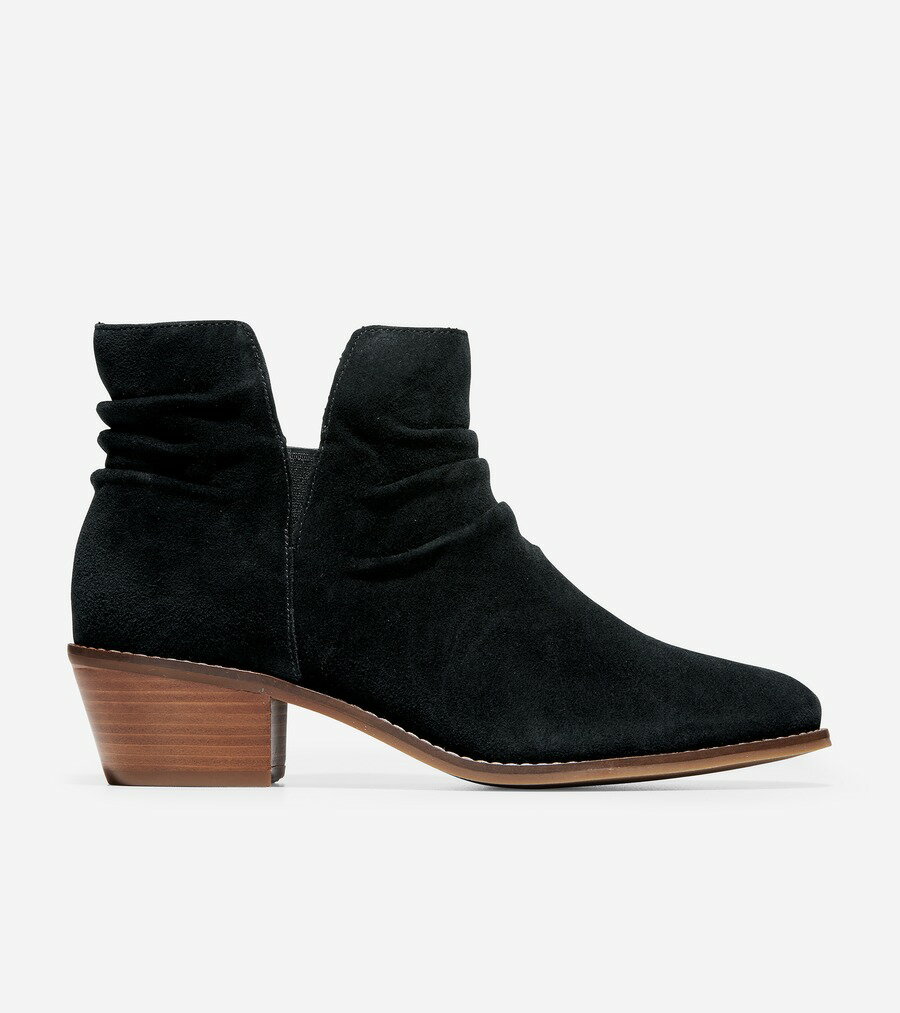 コールハーン Colehaan アウトレット ウィメンズ アウトレット シューズ ブーツ & ブーティー アレイナ スラウチ ブーティー womens W13893 ブラック スエード
