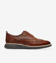 コールハーン 【マラソン最大46倍】コールハーン Colehaan メンズ シューズ オックスフォード グランドエボリューション ショートウィング mens C26385 ブリティッシュ タン/ジャバ