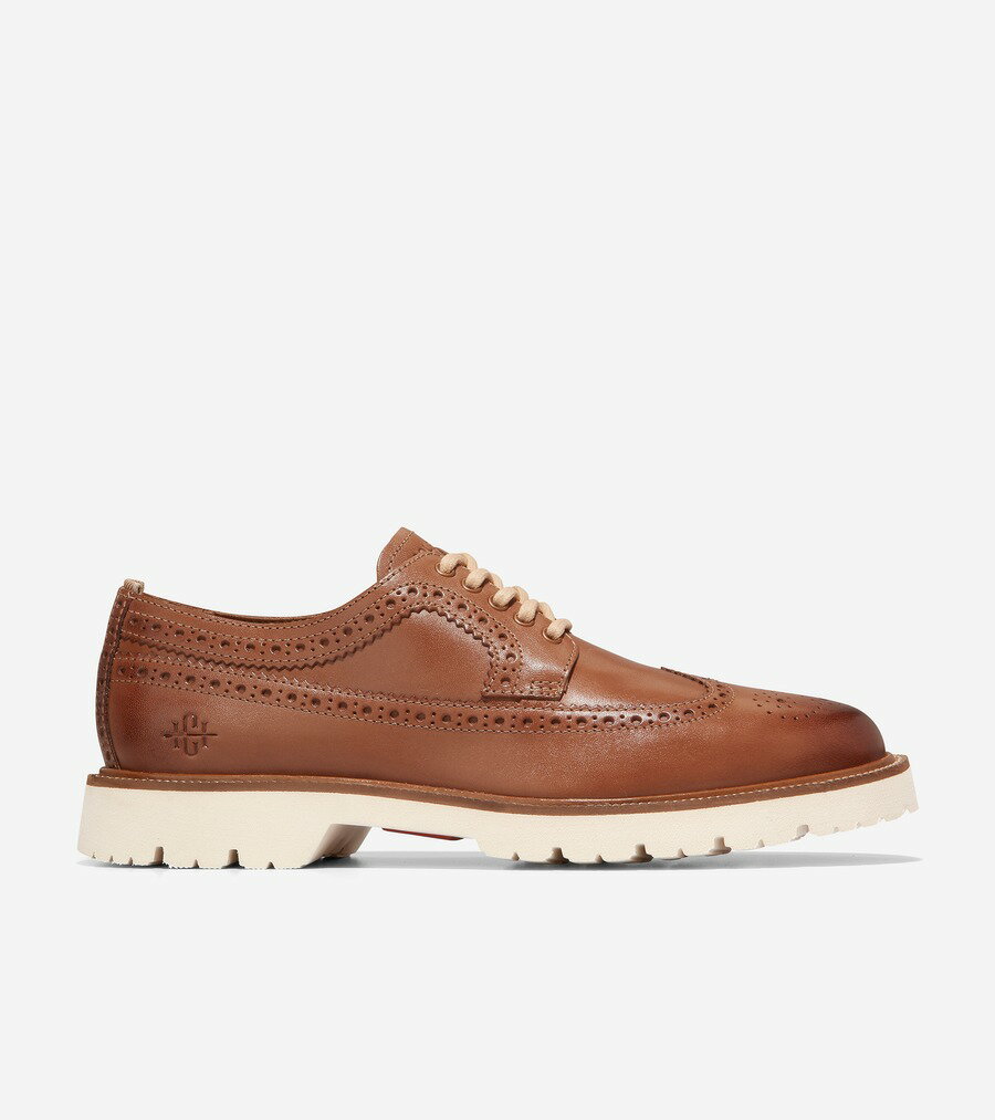 【マラソン最大46倍】コールハーン Colehaan メンズ シューズ オックスフォード アメリカンクラシックス ロングウィングオックスフォード mens C36856 ピーカン / イーグレト