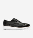 コールハーン Colehaan メンズ コレクション 2.ゼログランド 2.ゼログランド ウィング オックスフォード mens C31534 ブラックレザー/オプティックホワイト