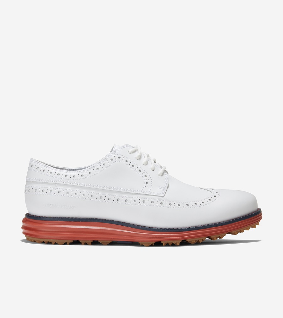 【マラソン最大46倍】コールハーン Colehaan メンズ シューズ スニーカー オリジナルグランド ウィング オックスフォード ゴルフ mens C36900 オプティックホワイト/ネイビーブレザー/パーントオークル/ガム