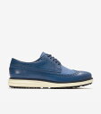 コール ハーン スニーカー メンズ コールハーン Colehaan メンズ シューズ スニーカー オリジナルグランド ウィングオックス ゴルフ mens C37015 エンザインブルー/ネイビーブレザー/アイボリー