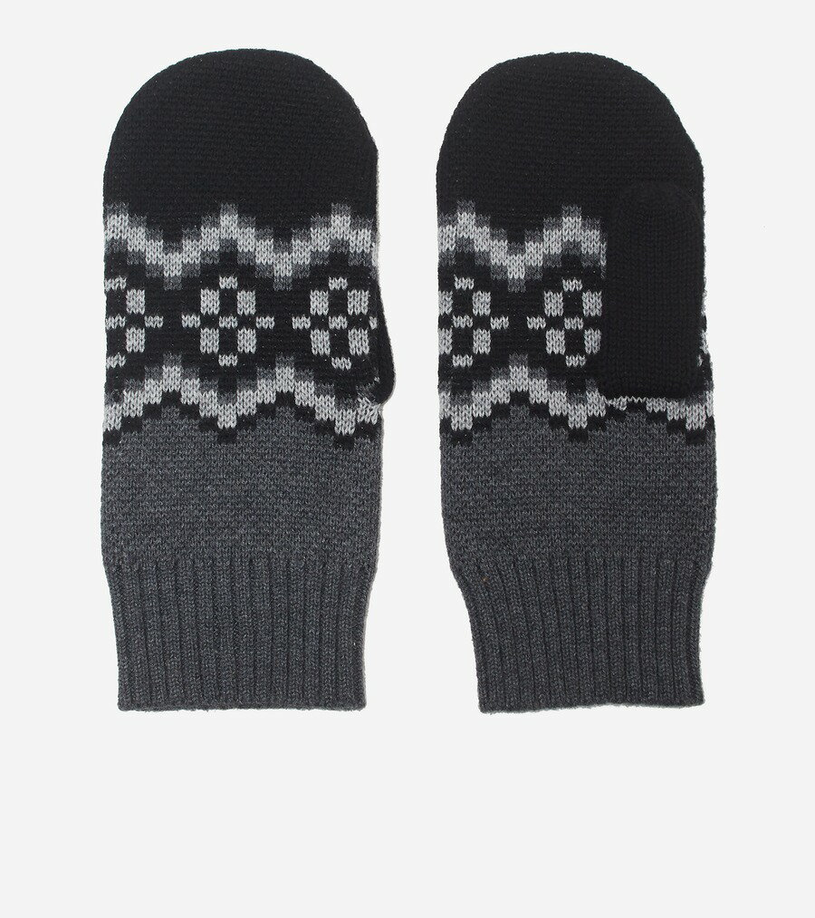 コールハーン Colehaan フェアアイル ロゴ ミトン mens F12433 ブラックマルチ