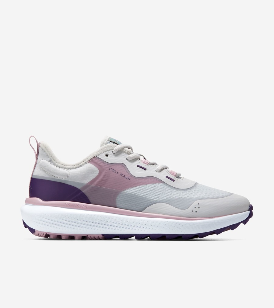 コールハーン Colehaan ウイメンズ シューズ スニーカー ゼログランド フェアウェイ ゴルフ womens W29088 マイクロチップ / ブラックベリーコーディアル / オプティックホワイト