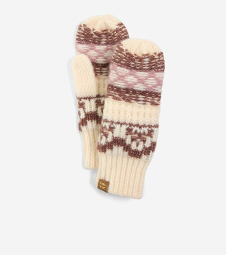 コールハーン Colehaan レディース ウィメンズ REVRS FAIRISLE MITN U07602 NATURAL MULTI コールハーン Colehaan レディース ウィメンズ REVRS FAIRISLE MITN U07602 NATURAL MULTI