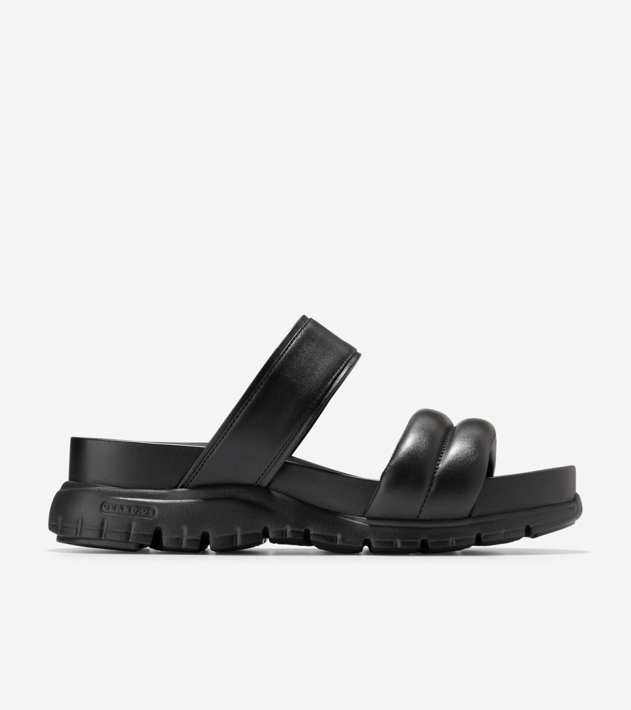 COLE HAAN 4.ゼログランド ストラッピーサンダル ブラック COLE HAAN 4.ゼログランド ストラッピーサンダル ブラック