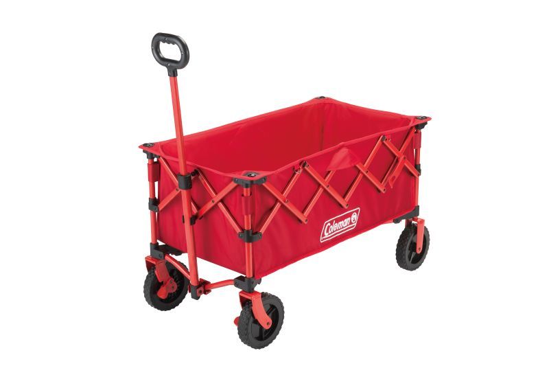 楽天市場】coleman キャリーカート 赤の通販