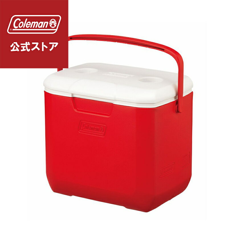【公式】 エクスカーション R クーラー 30QT レッド/ホワイト コールマン クーラーボックス キャンプ アウトドア 大容量 ハードクーラー クーラーボックス 保冷 レジャー Coleman