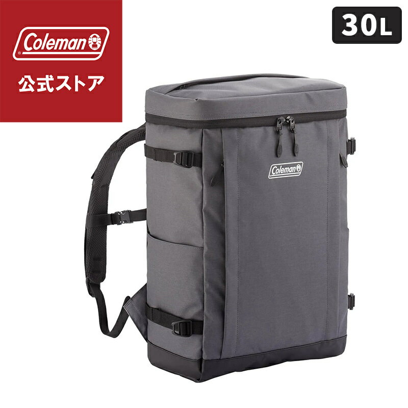 【コールマン公式】 シールド30 グレー/ブラック リュックサック リュック キャンプ アウトドア 大容量 レジャー おでかけ 防水