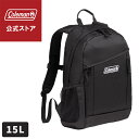 【コールマン公式】 ウォーカー15 ブラック リュックサック リュック キャンプ アウトドア 大容量 レジャー おでかけ 撥水加工