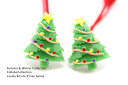 ★X'mas SALE★2本セットヘアゴム◎ポップツリーデザインキッズ 子供 幼稚園 保育園 髪飾り 髪留めクリスマスツリー 雪だるま ヘアアクセサリー