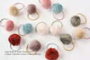 2本セットシンプルヘアゴム◎シンプルminiボア玉デザインキッズ 子供 ヘアアクセサリー 髪留め 髪飾り保育園 幼稚園 ボア フォーマル シンプル