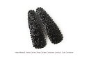 2本セット◎ブラックラメキラキラパッチンピン5.5cmキッズ 子供 ヘアゴム ヘアアクセサリー 髪飾り 髪留め幼稚園 小学校 パッチンピン フォーマル シンプル...