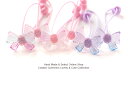 ★50%OFF 半額SALE★2本セットヘアゴム◎クリアラメグラデーション足付きリボンパーツデザインヘアゴム キッズ 子供 パーツ 可愛い ヘアアクセサリー髪留...
