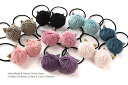 ◎フェルトゴム◎2本セットヘアゴム◎セクエルねこ耳型付き◎シンプルminiボア玉デザインヘアゴム キッズ 子供 ヘアアクセサリー 髪飾り 髪留め保育園 幼稚園 ...