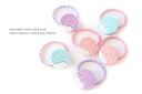 2本セットぽこぽこシンプルヘアゴム◎パステルカラー◎クリーム付きクッキー型◎クレイ風パーツデザインヘアゴム キッズ 子供 ヘアアクセサリー 髪飾り 髪留め保育園...