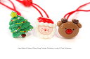 3本セットヘアゴム◎クリスマストリオパーツデザインヘアゴム キッズ 子供 ヘアアクセサリー 髪飾り 髪留め保育園 幼稚園 パーツ クリスマス ツリー サンタ ト...