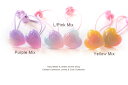 ★50%OFF 半額SALE★2本セットヘアゴム◎ラメ入りMIXカラーグラデーション◎ぷくっとハートパーツデザインヘアゴム キッズ 子供 ヘアアクセサリー 髪飾...