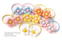 ★春夏新作★2本セットくるくるシンプルヘアゴム◎クレイ風◎マットなお花パーツデザインヘアゴム キッズ 子供 ヘアアクセサリー 髪飾り 髪留め保育園 幼稚園 パス...