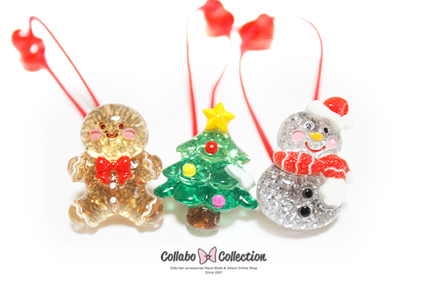 スーパーSALE★MAX50％OFF★2本セットヘアゴム◎BIGきらきらクリスマスパーツデザインヘアゴム キッズ 子供 ヘアアクセサリー 髪飾り 髪留め保育園 幼稚園 パーツ クリスマス