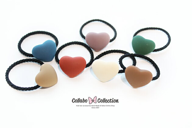 【mini 2本入り】シックなマットハートデザインヘアゴム キッズ 子供 パーツ 可愛い ヘアアクセサリー髪留め 髪飾り 幼稚園 小学校 保育園 秋冬 お洒落 アイスクリーム