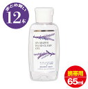 アルコール ハンドジェル 65ml 12本セット 手荒れ しない 消毒 液 携帯用 除菌ジェル 除菌 高濃度アルコール ハンドジェル 温泉水 不動化学 手が荒れない除菌清浄 ラベンダー 日本製 携帯用 スパウォーター