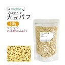 大豆プロテイン パフ 100g 味付なし ソイプロテイン 植物 プロテイン ご利用の方にも nichie ニチエー その1