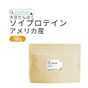 ソイプロテイン 大豆プロテイン 100g アメリカ産 低脂質 大豆 植物 タンパク質 サプリメント nichie ニチエー