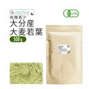 青汁 大麦若葉 大麦若葉青汁 国産 オーガニック 500g 大分県産 新鮮な 大麦若葉 をすぐ加工し 粉末 にした 甘味料・着色料・保存料不使用 青汁 G10 ...