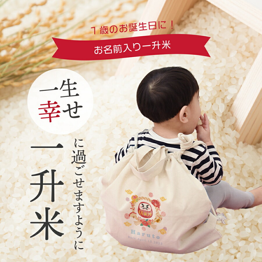 ＼レビュー特典／ 一升米 300g×5袋 or 1.5kg 赤ちゃん 写真入り 校正なし リュック セット 名入れ お祝い 選び取り カード付 ベビーリュックセット かわいい おしゃれ 名入り 1歳 ベビーセット 赤ちゃんセット 小分け が選べる 一升米セット 一升餅 nichie ニチエー