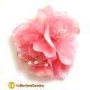 2way コサージュ ピンブローチ 春 クリップ ヘアアクセ フラワー お花 ピンク Pパール 春物 春色 パーティ お呼ばれ 結婚式 入園式 卒園式 入学式 ...