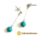 ハウライトターコイズ ピアス チタンピアス グリーン ロジウム 丸玉 アクセサリー レディース シンプル 爽やか ギフト ラッピング 袋 箱 包装紙 誕生日プレゼント 友達 女友達 ギフト 女子 彼女 母 女性 雑貨 小物 30代 40代 50代 ポイント消化 楽天(4)