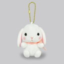 アミューズ ぽてうさろっぴーシリーズ マスコット BC しろっぴー あみゅ キャラクター 白うさぎ ロップイヤー ラビット 兎 キーチェーン キーホルダー ボールチェーン たれ耳