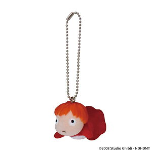 崖の上のポニョ フロッキングキーチェーン ポニョ【セキグチ】キャラクター ジブリ グッズ