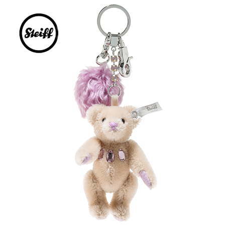【シュタイフ正規販売店】Steiff シュタイフ 定番商品 テディベア キーリング サマンサ ボンボン付き 明日楽対応 即日発送可 メール便可のサムネイル