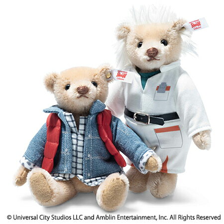【シュタイフ正規販売店】 Steiff シュタイフ 世界限定 バック・トゥ・ザ・フューチャー ドクとマーティのサムネイル